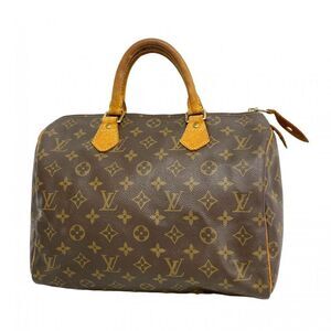 Louis Vuitton Handbag Monogram Speedy 30 M41108 Brown Ladies
